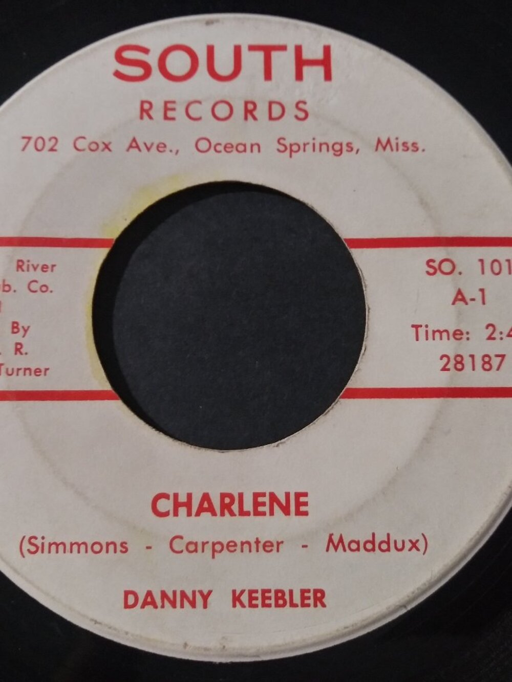 Danny Keebler – Charlene & Matchbox FAIR GRADE 45 South Record 1971 ROCKABILLY